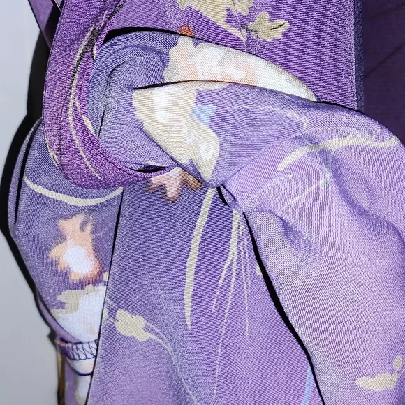 MG Floral Purple Blouse Size 22W/42 New With tags - Picture 4 of 5